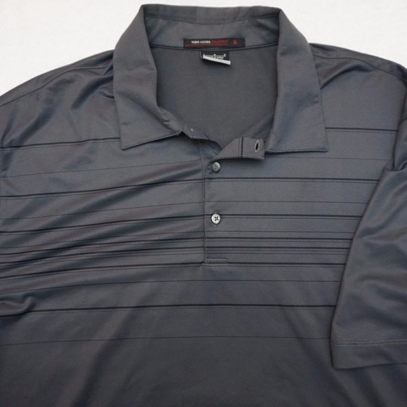 Nike Other - NIKE TIGER WOODS COLLECTION GOLF POLO SHIRT SZ L
